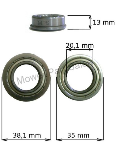 Front wheel bearing - front,