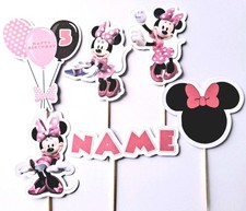 Minnie Mouse cake topper Set
