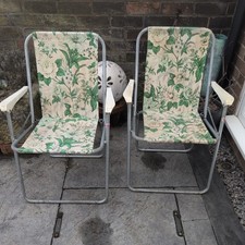 Vintage Pair Of Folding Deck