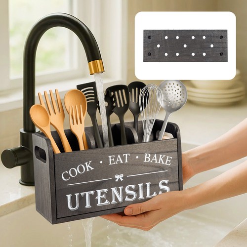 Kitchen cutlery holder spoon - kitchen,