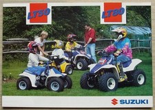 SUZUKI LT50 & LT80 JUNIOR QUAD BIKES Sales Brochure 1990s #LT-Broch