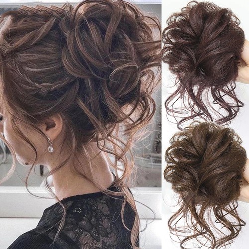 Thick messy bun - messy, piece