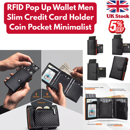 Rfid pop wallet men - wallet,