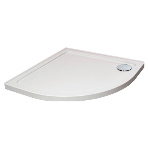 White quadrant stone shower - white,