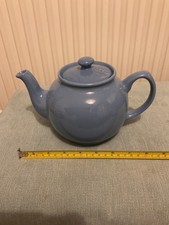Sadler blue ceramic teapot