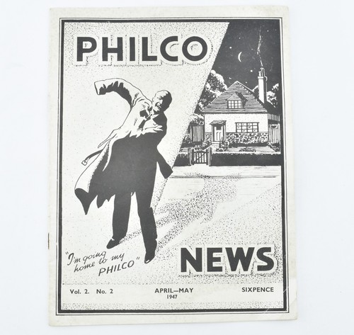 Vtg ephemera philco news - vtg,