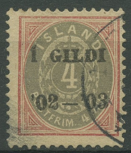 Iceland 1902 numeral with