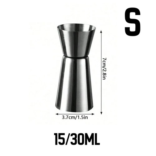 Measure cup 25ml 50ml jigger - 25ml/50ml,