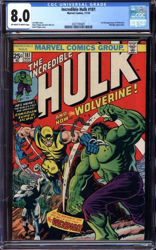 Incredible hulk 181 cgc 0 - hulk,