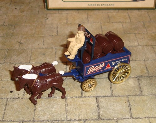 Horse drawn brewers dray - horse,
