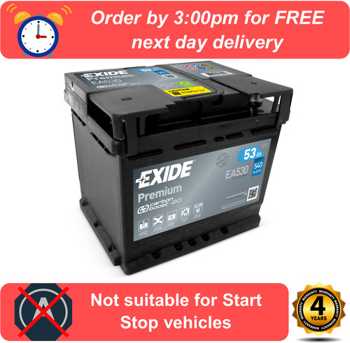Ea530 exide premium car - ea530,