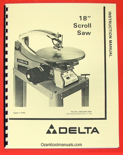 Delta 601 scroll jig - 40-601, 18"
