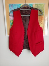 Gurteen Men's Red Pure Wool