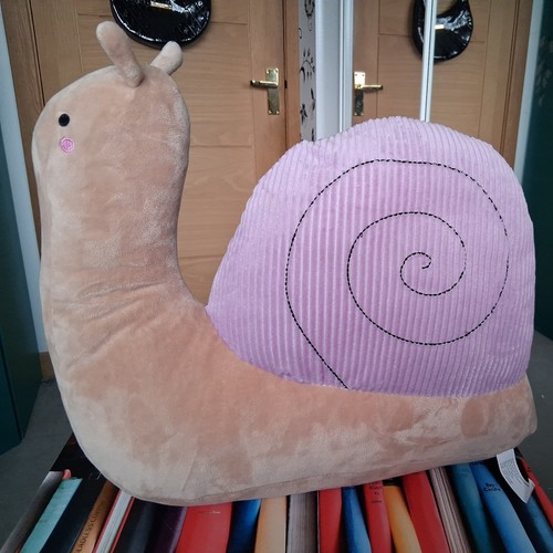 Cute plush snail soft toy - soft,