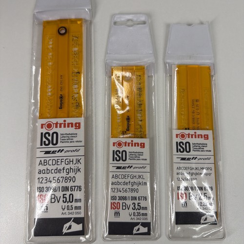 Rotring lettering stencil - stencil, 342