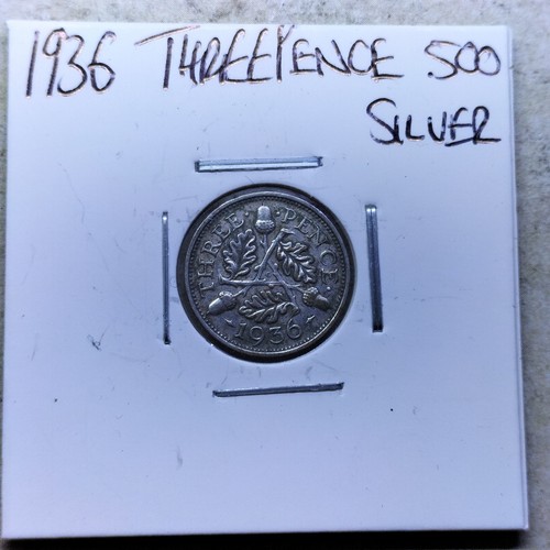 1936 threepence king - -,