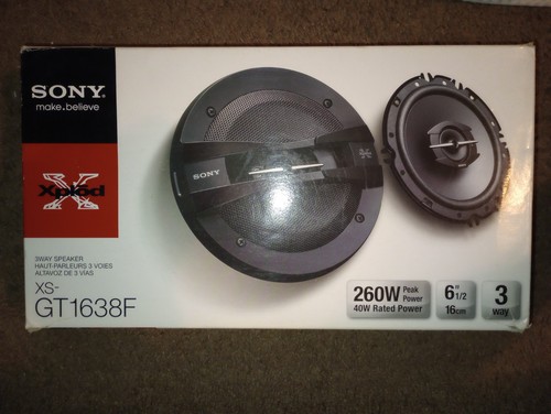 Sony xplod way speakers - xplod-, 3-way