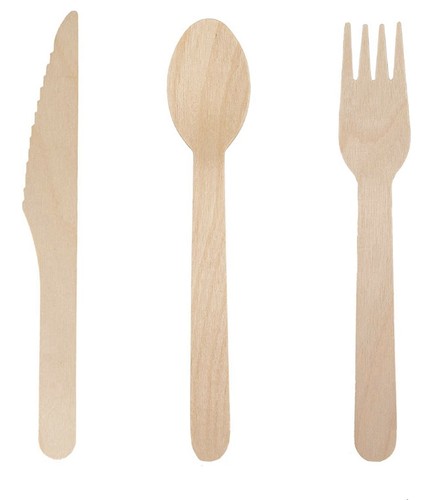 150 wooden cutlery set - 150,