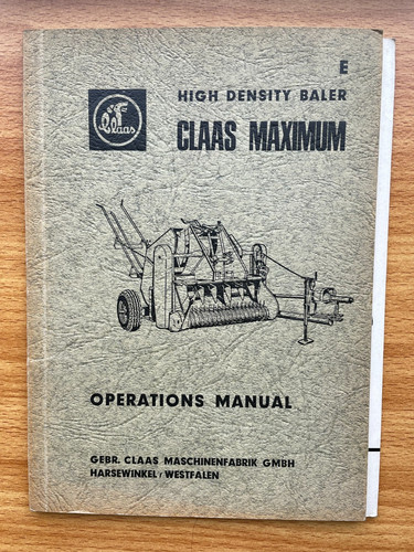 Claas maximum baler - claas,