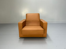 Flexform "Bob" Movement Armchair - In Tan Brown "Pelle De Lux" Leather - RRP ...