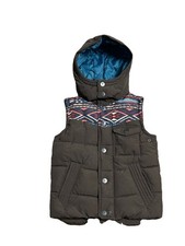 Next Brown Warm Hooded Gilet