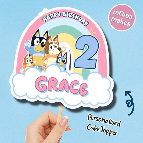 Girls bluey personalised - girls,