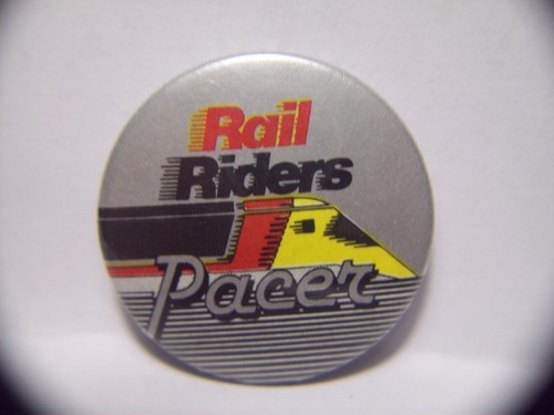 Vintage train badge rail - badge,