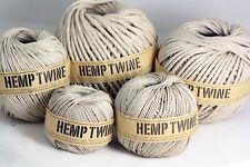 HEMP TWINE- Natural Hemp cord