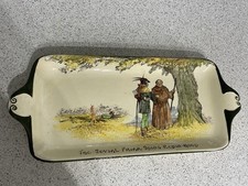 ROYAL DOULTON SERIESWARE SANDWICH TRAY UNDER THE GREENWOOD TREE ROBIN HOOD