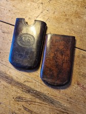 Antique Leather Cigar Case Sleeve English Make Warranted