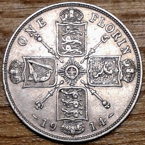 1914 king george - george, florin