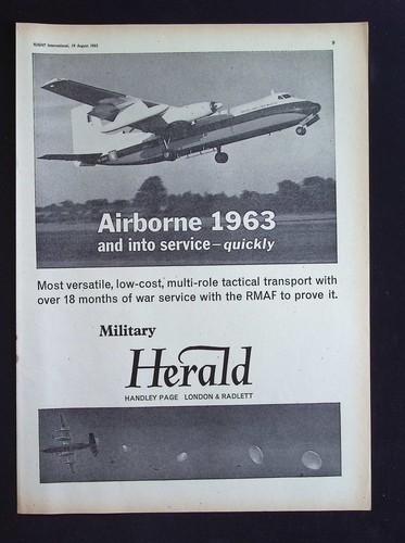 Original 1965 advert handley - original,