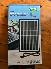 10W 12V Portable Solar Panel Trickle Charger Car Battery Maintainer