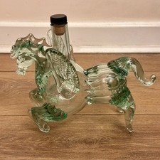 Vintage Murano Art Green Glass
