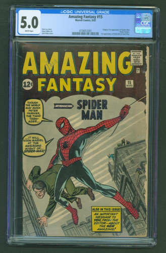 Amazing fantasy cgc - #15, 5.0