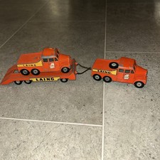 Matchbox series kingsize no.3 Laing Scammel 6x6 tractor x2 and trailer