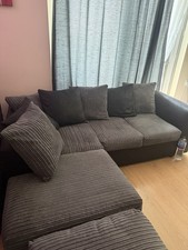 3 seat corner sofa with stool