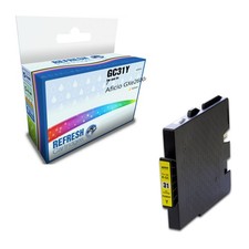 Refresh Cartridges Yellow GC31Y Ink Compatible With Ricoh Printers