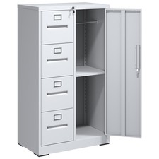 4 Drawer File Cabinet with 1
