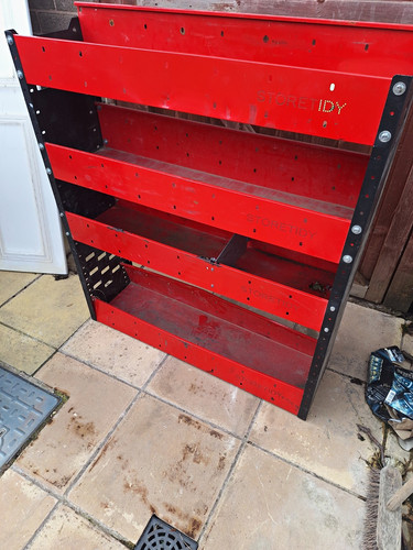Van racking metal shelving - racking,