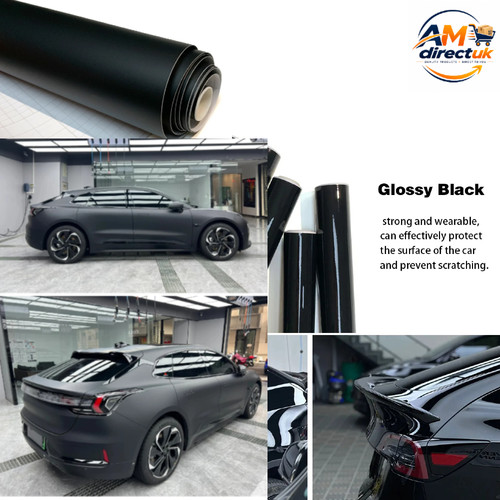 Black matt car vinyl - vinyl, wrap