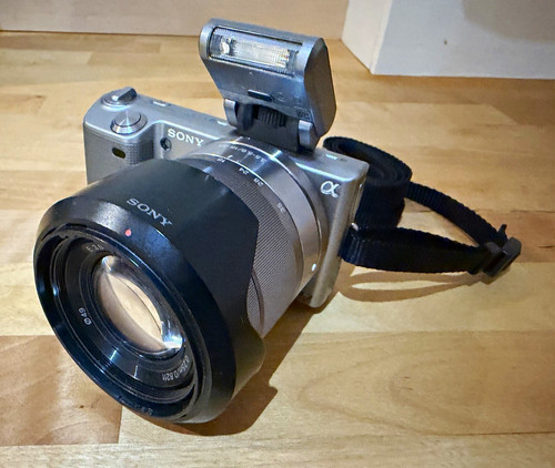 Sony alpha nex silver - alpha, nex-5