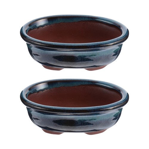 Pcs ceramic flowerpot purple - 2,