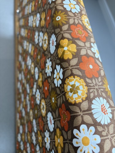Vintage floral fabric - vintage,