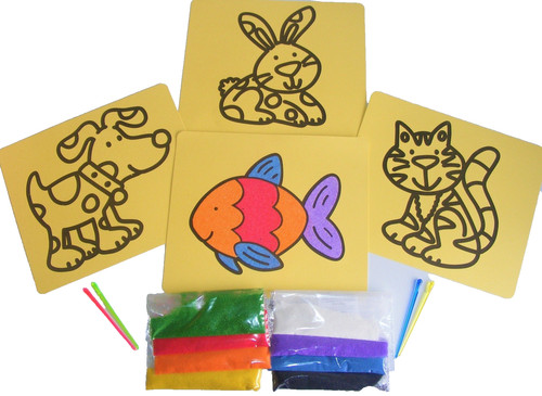 Pet animals sand art - pet, kit