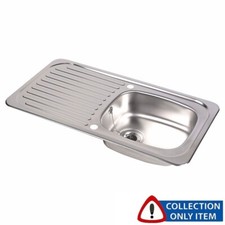 Astracast Tudor 1.0 Bowl Satin Polished Kitchen Sink *Grade B Return* "Graded"