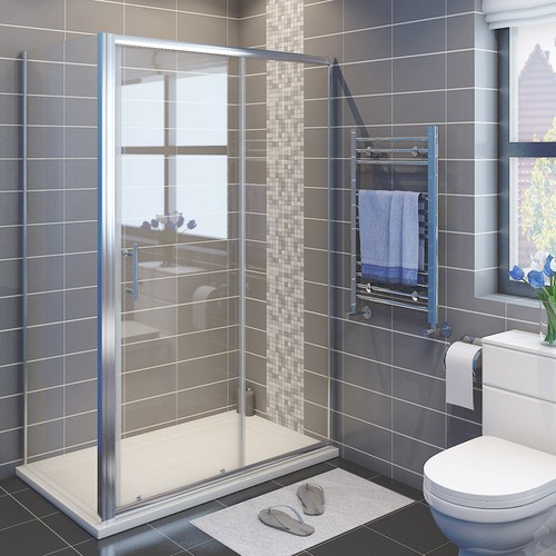 Shower enclosure and tray - shower,