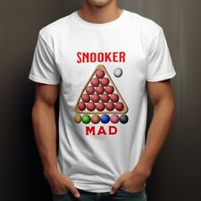 Snooker Mad Tshirt Snooker Lover Frame Cue Chalk Shirt Ronnie O'Sullivan