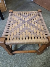 Vintage Rope Seat Stool