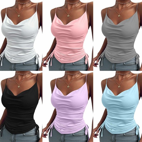 Casual womens silk satin tank - womens,